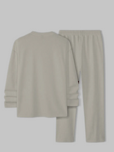 Load image into Gallery viewer, Men&#39;s Simple Colorblock Round Neck Casual Sports Set 0140