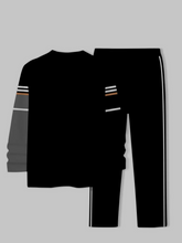 Load image into Gallery viewer, Men's Simple Colorblock Round Neck Casual Sports Set 091
