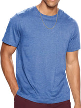 Load image into Gallery viewer, Men's Summer Round Neck Drop Shoulder Solid Color Short Sleeve T-Shirt