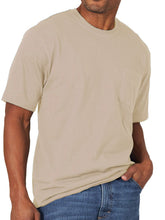 Load image into Gallery viewer, Fashionable And Simple Round Neck Pocket Short-Sleeved Bottoming T-shirt