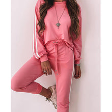 Load image into Gallery viewer, Ladies Fashion Loose Round Neck Long Sleeve Casual Suit