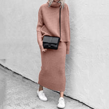Load image into Gallery viewer, Elegant &amp; Fashion Solid Color High Collar Two-piece Suits