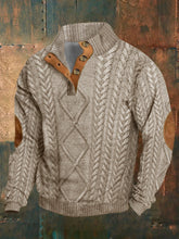 Load image into Gallery viewer, Men's Retro Western Stand Collar Sweatshirt
