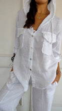 Load image into Gallery viewer, Casual Cotton and Linen Hoodie
