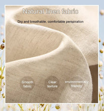 Load image into Gallery viewer, Elegant Solid Cotton Linen 2-piece Set