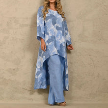 Load image into Gallery viewer, Casual Loose plus Size Print Irregular Long Sleeve Suit