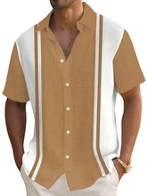 Load image into Gallery viewer, Men's Hawaiian Textured Print Short Sleeve Shirt