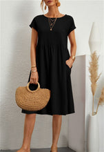 Load image into Gallery viewer, 🔥 50% OFF Summer Last Sale  🔥Women's Short Sleeve Cotton And Linen Dress-
