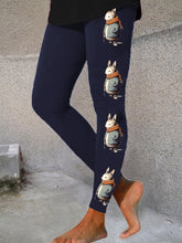 Load image into Gallery viewer, Women&#39;s Casual Rabbit Print Leggings