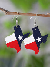 Load image into Gallery viewer, 💙texas Strong💪retro Western-style Texas Map Printed Earrings