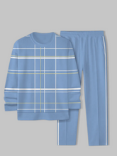 Load image into Gallery viewer, Men's Simple Colorblock Round Neck Casual Sports Set 0125