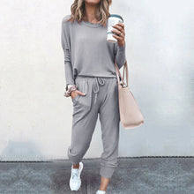 Load image into Gallery viewer, Comfy T-shirt&amp;Pants Two Pieces Set