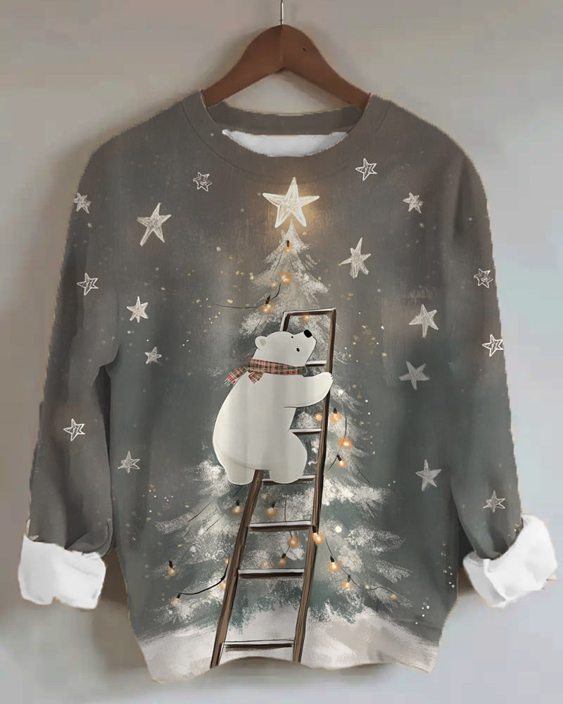 Women's Vintage Christmas Style Sweatshirt