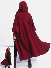 Load image into Gallery viewer, Women&#39;s Halloween Medieval Long Hooded Cape Coat