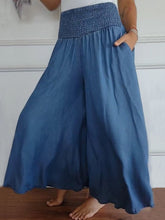 Load image into Gallery viewer, Women's Cotton Wide Leg Pants
