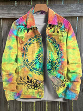 Load image into Gallery viewer, Vintage Print Casual Denim Jacket