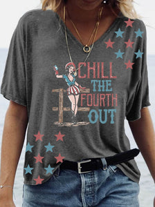 Women's Chill The Fourth Out Casual T-shirt