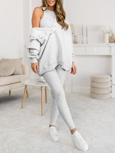 Load image into Gallery viewer, Hooded Casual and Comfortable Sweatshirt Suit