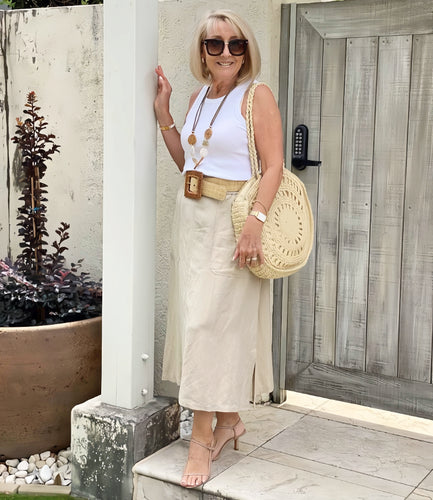 Vest Two-Piece Skirt Suit