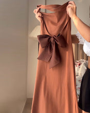 Load image into Gallery viewer, Sexy Backless Bow Dress
