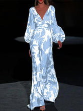 Load image into Gallery viewer, V-Neck Swing Waist Dress