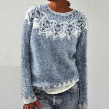 Load image into Gallery viewer, Icelandic Dog Print Long Sleeve Knitted Sweater