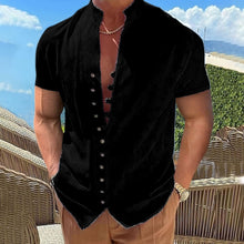 Load image into Gallery viewer, Men&#39;s Casual Button Down Short Sleeve Shirt