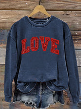 Load image into Gallery viewer, Valentine'S Day Gift Heart Print Casual Sweatshirt