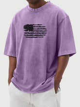 Load image into Gallery viewer, Men's Flag Print Short-sleeved T-shirt