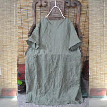 Load image into Gallery viewer, Women&#39;s Fashion Loose Round Neck Dress