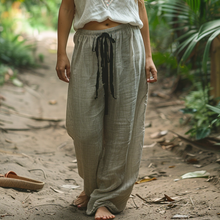 Load image into Gallery viewer, Women's Casual Bohemia Linen Style Long Trousers Pants