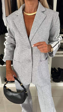 Load image into Gallery viewer, Women's Lapel Long Sleeve Casual Suit