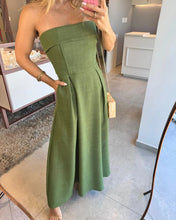 Load image into Gallery viewer, Elegant Solid Color Strapless Dress