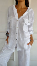 Load image into Gallery viewer, Casual Cotton and Linen Hoodie