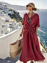 Load image into Gallery viewer, Women'S Loose Solid Color Dress