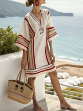 Load image into Gallery viewer, Women'S Contrast Striped Dress