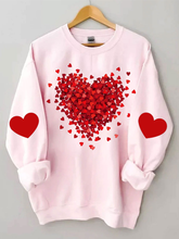 Load image into Gallery viewer, Valentine's Day Heart Sweatshirt