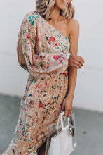 Load image into Gallery viewer, Spring Has Sprung Floral Print One Shoulder Dress