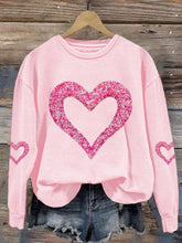 Load image into Gallery viewer, Women's Valentine's Day Printed Long Sleeve Sweatshirt