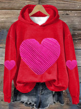 Load image into Gallery viewer, Women'S Heart Print Long Sleeve Sweatshirt