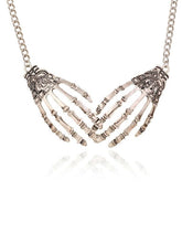 Load image into Gallery viewer, Punk Skull Claw Alloy Necklace