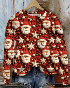 Women's Vintage Christmas Style Sweatshirt