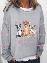 Load image into Gallery viewer, Women's Valentine's Day Print Long Sleeve Sweatshirt