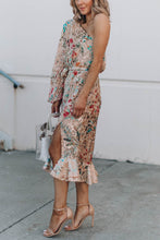 Load image into Gallery viewer, Spring Has Sprung Floral Print One Shoulder Dress