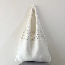 Load image into Gallery viewer, Retro Hollow Hand-Held Shoulder Knitted Wool Bag