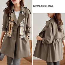 Load image into Gallery viewer, Women's Slimming Mid-Length Reversible Trench Coat
