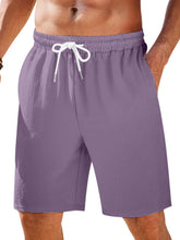 Load image into Gallery viewer, Men's Hawaiian Beach Solid Color Comfortable Solid Color Shorts