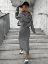 Load image into Gallery viewer, Sharon Set - Dress and Sweatshirt Set Perfect for autumn