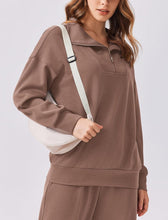 Load image into Gallery viewer, Oversized Sweatshirt Wide Leg Pants Two Piece Set