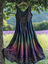 Load image into Gallery viewer, Retro Celtic Knot Gradient Design Dress